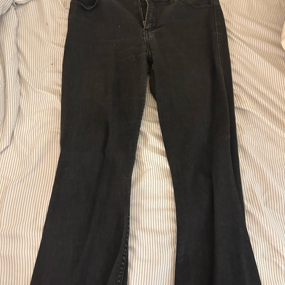 Hollister Boot Cut Flare Jean Black